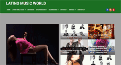 Desktop Screenshot of latinomusicworld.com