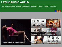Tablet Screenshot of latinomusicworld.com